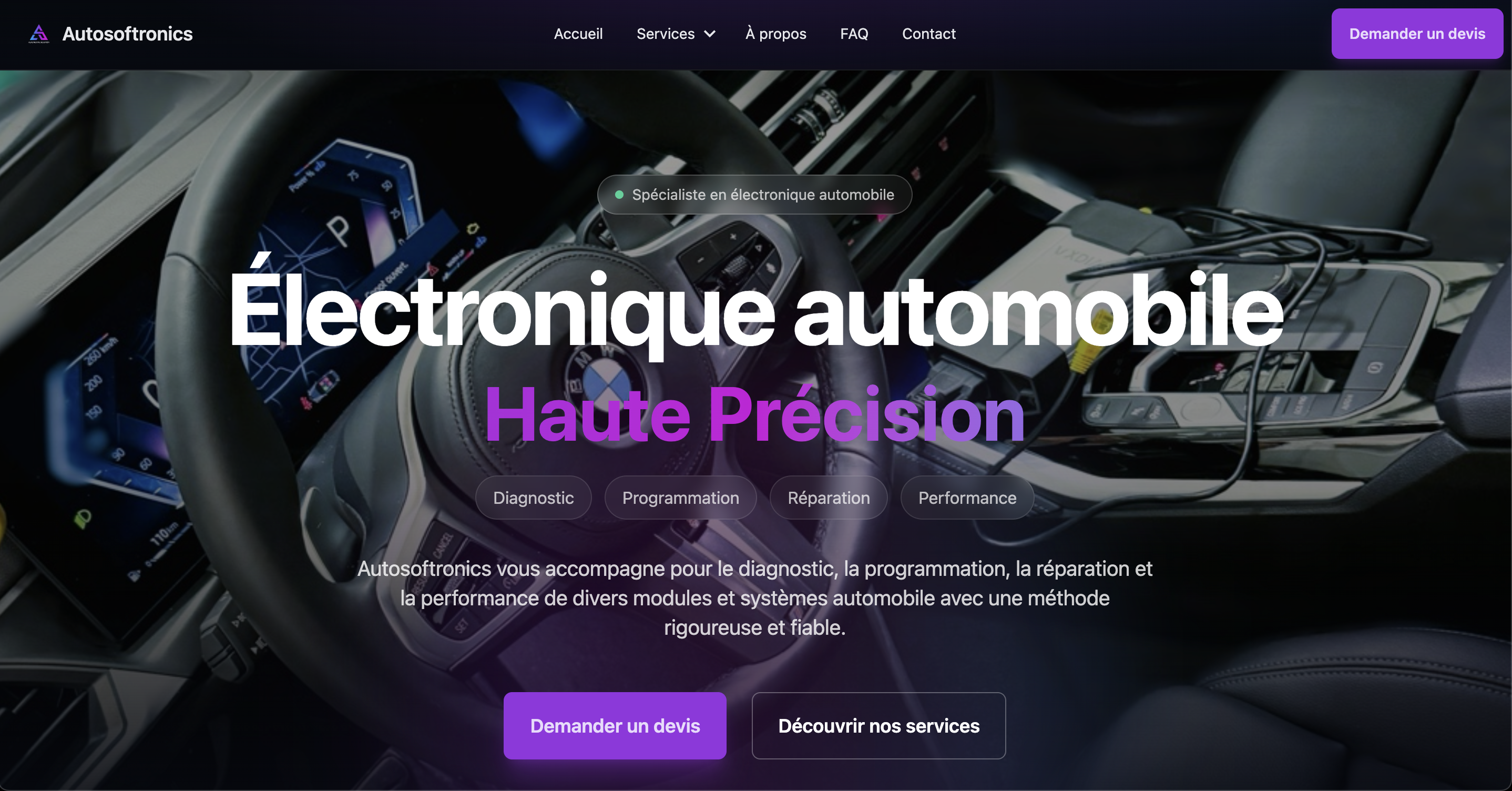 Projet web Autosoftronics